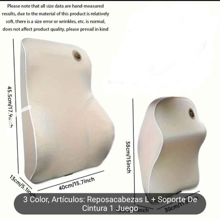 Juego de cojines para asiento de automóvil
