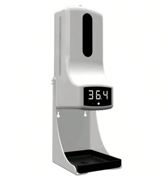 Dispensador Automático de jabon o desinfectante con Termómetro 1000 ML