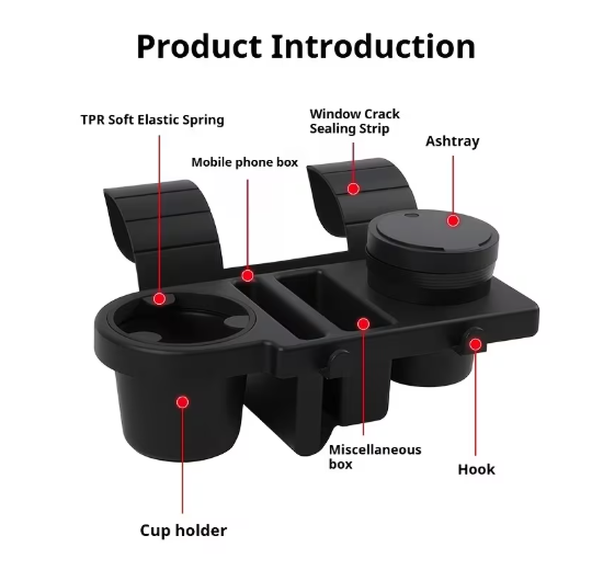Organizador para Auto con Portavasos
