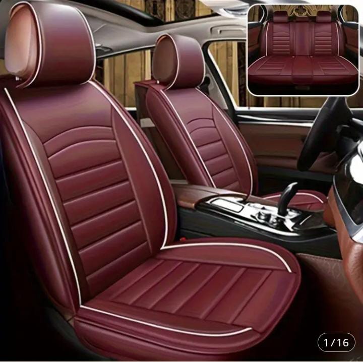 Funda de asiento de cuero sintético para coche