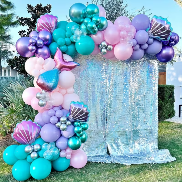 118 piezas Kit de Globos Lila y Morado
