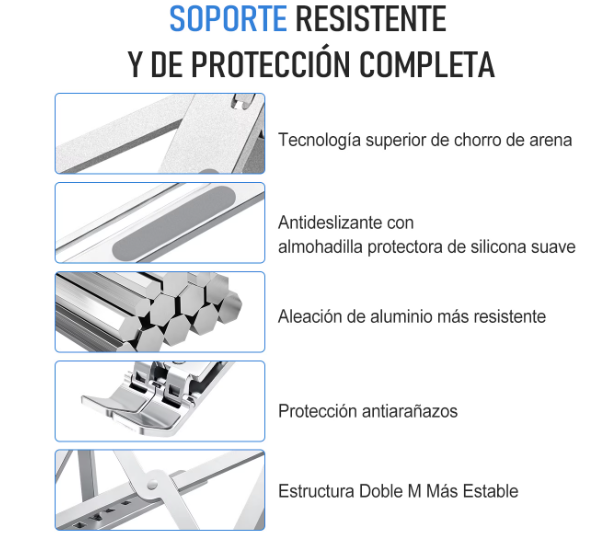 Soporte para portátil plegable