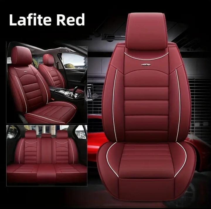 Funda de asiento Rojo vinipiel 5 asientos