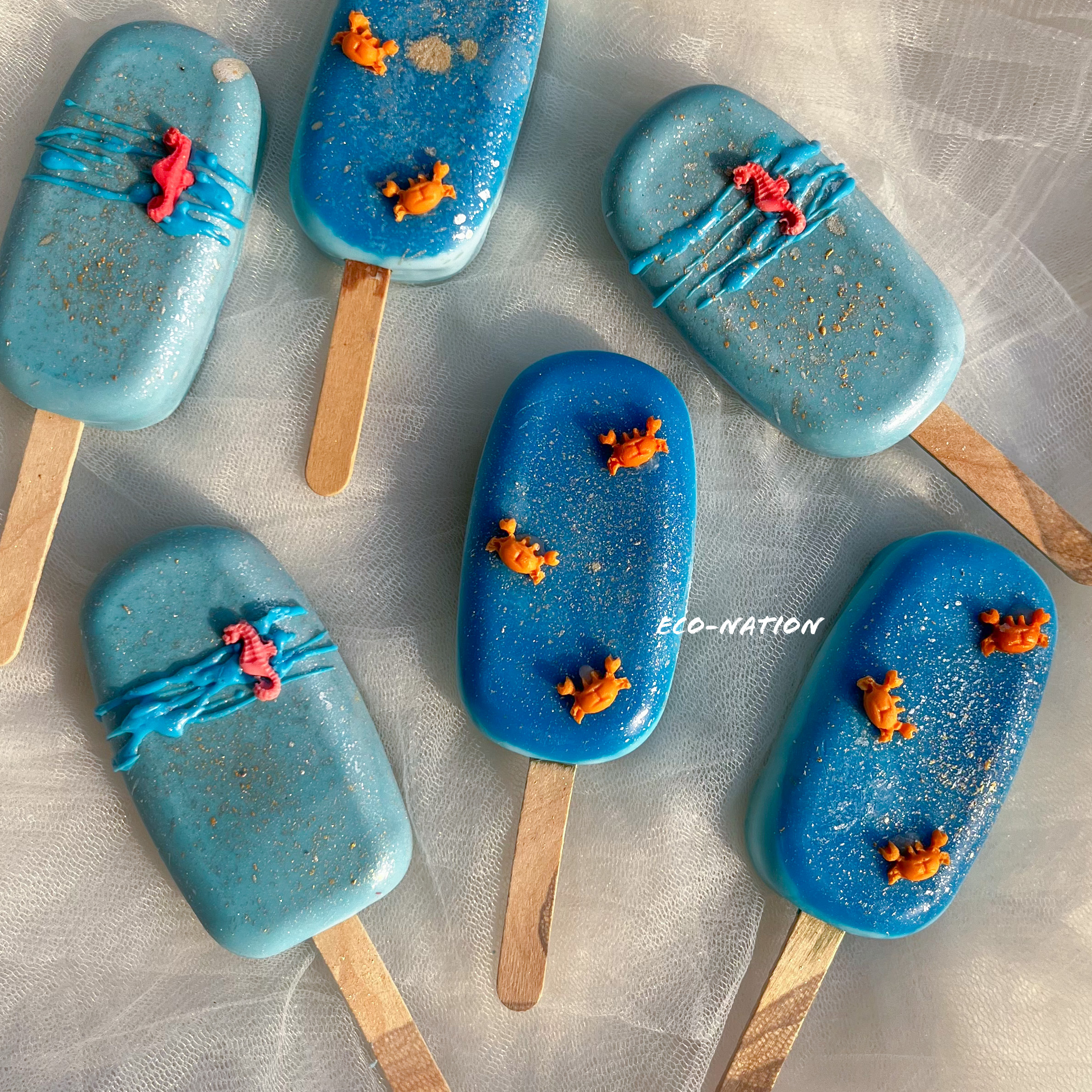 Ocean-Themed Popsicles