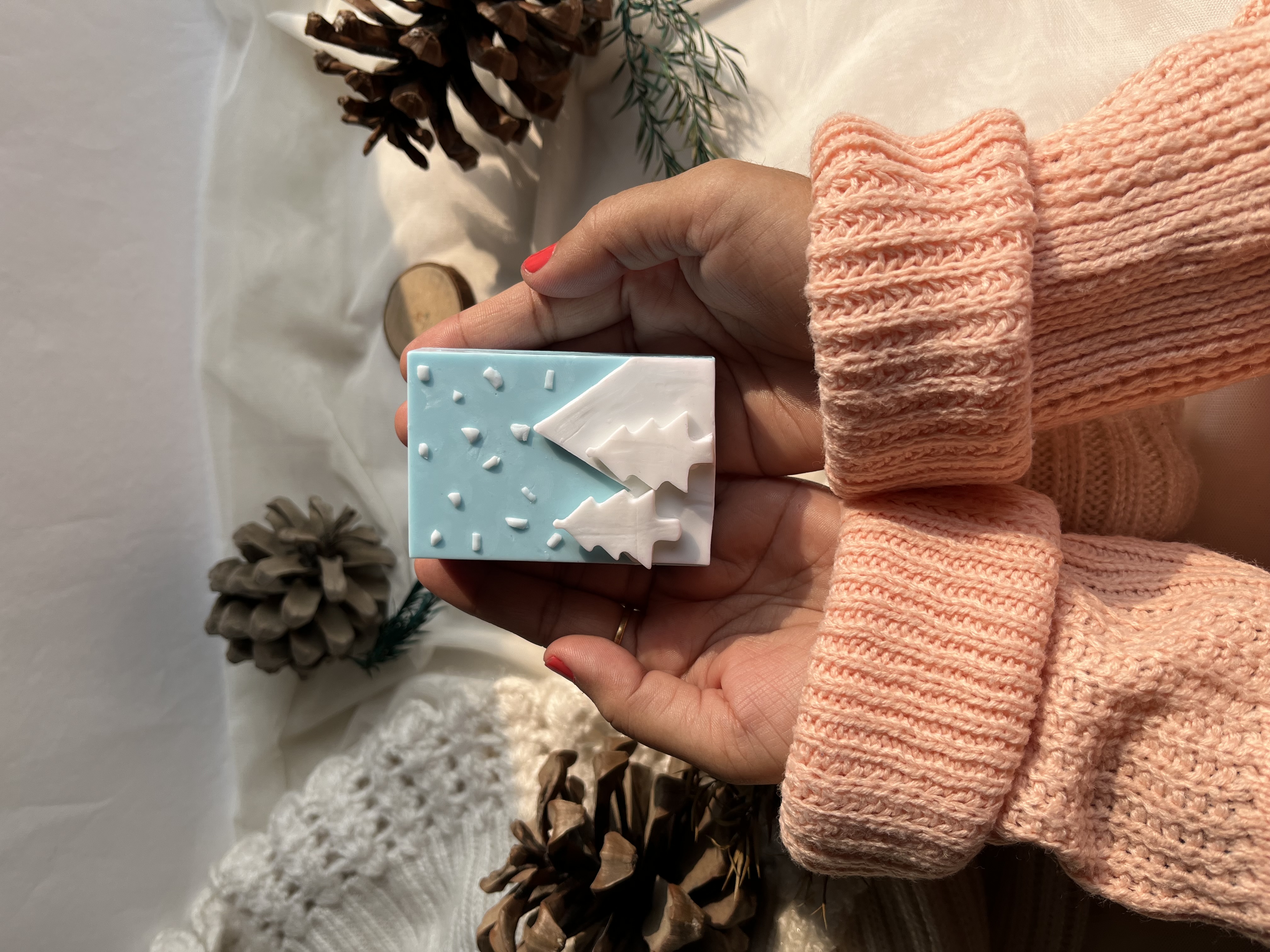 Winter-Themed Soap