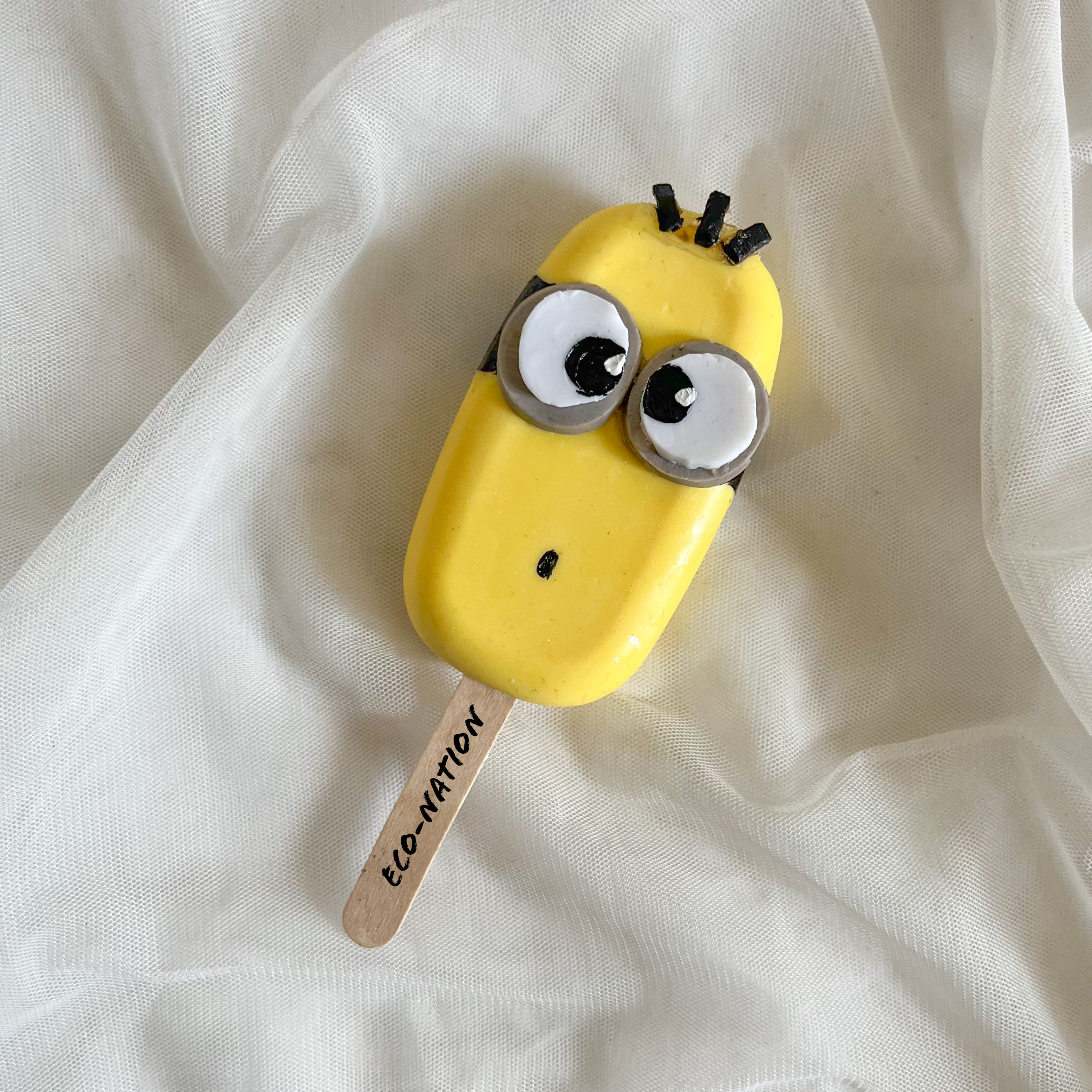 Minion-Themed Popsicle Soap