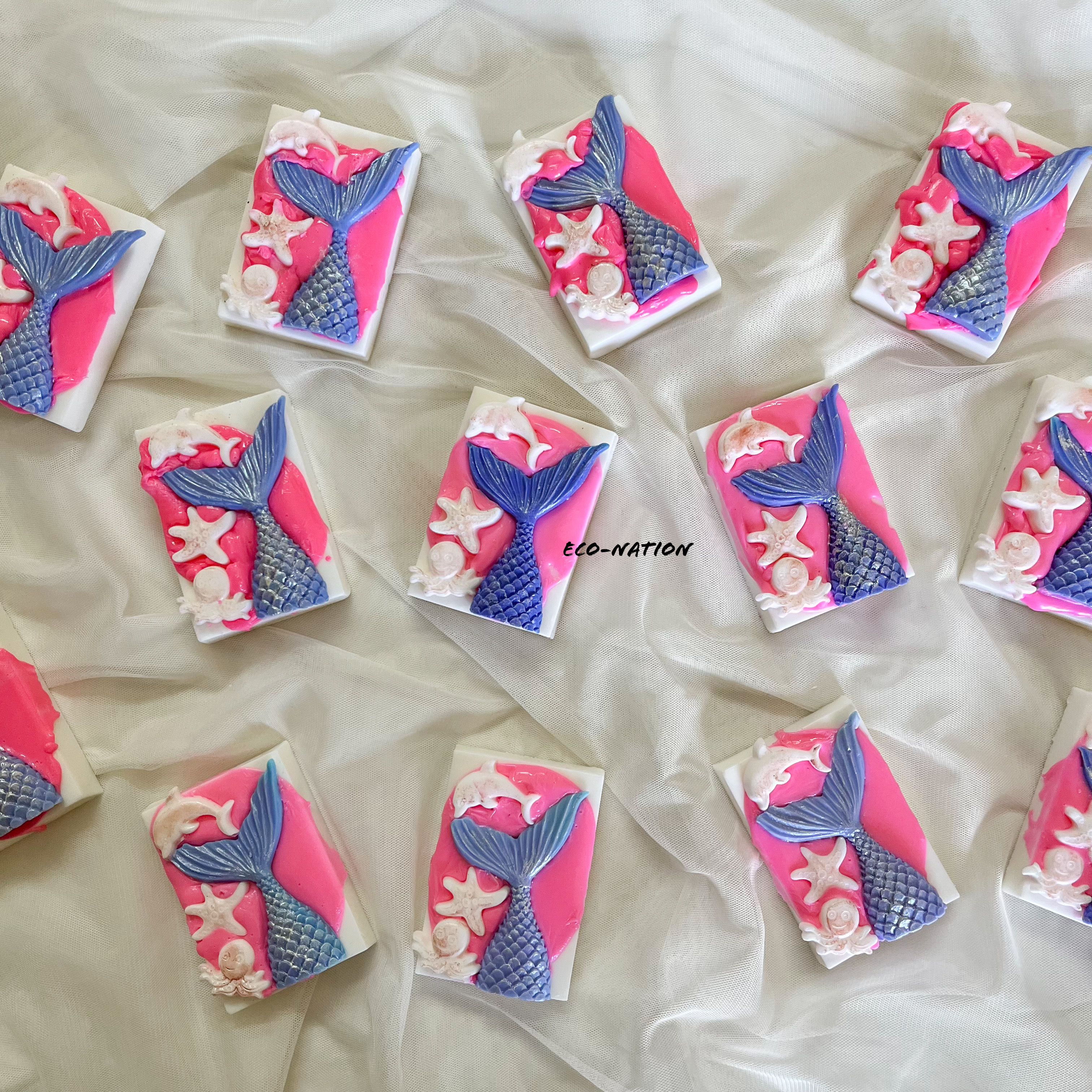 Mermaid-Themed Soap Bars