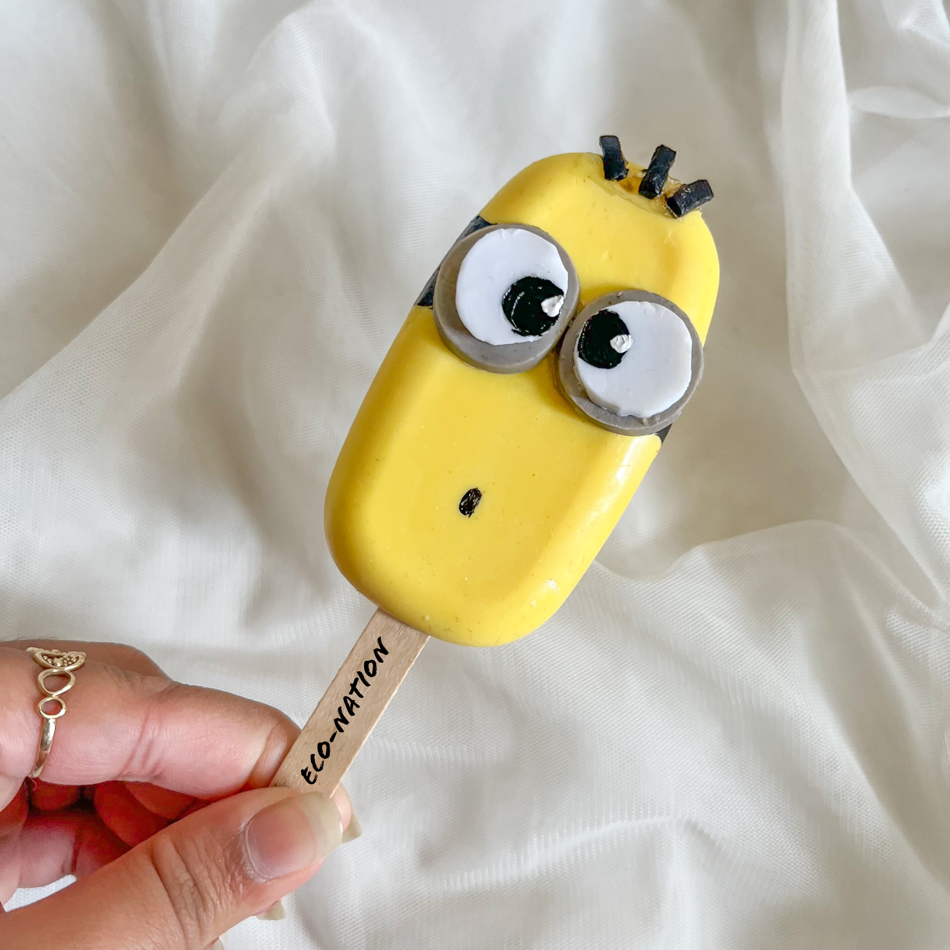 Minion-Themed Popsicle Soap