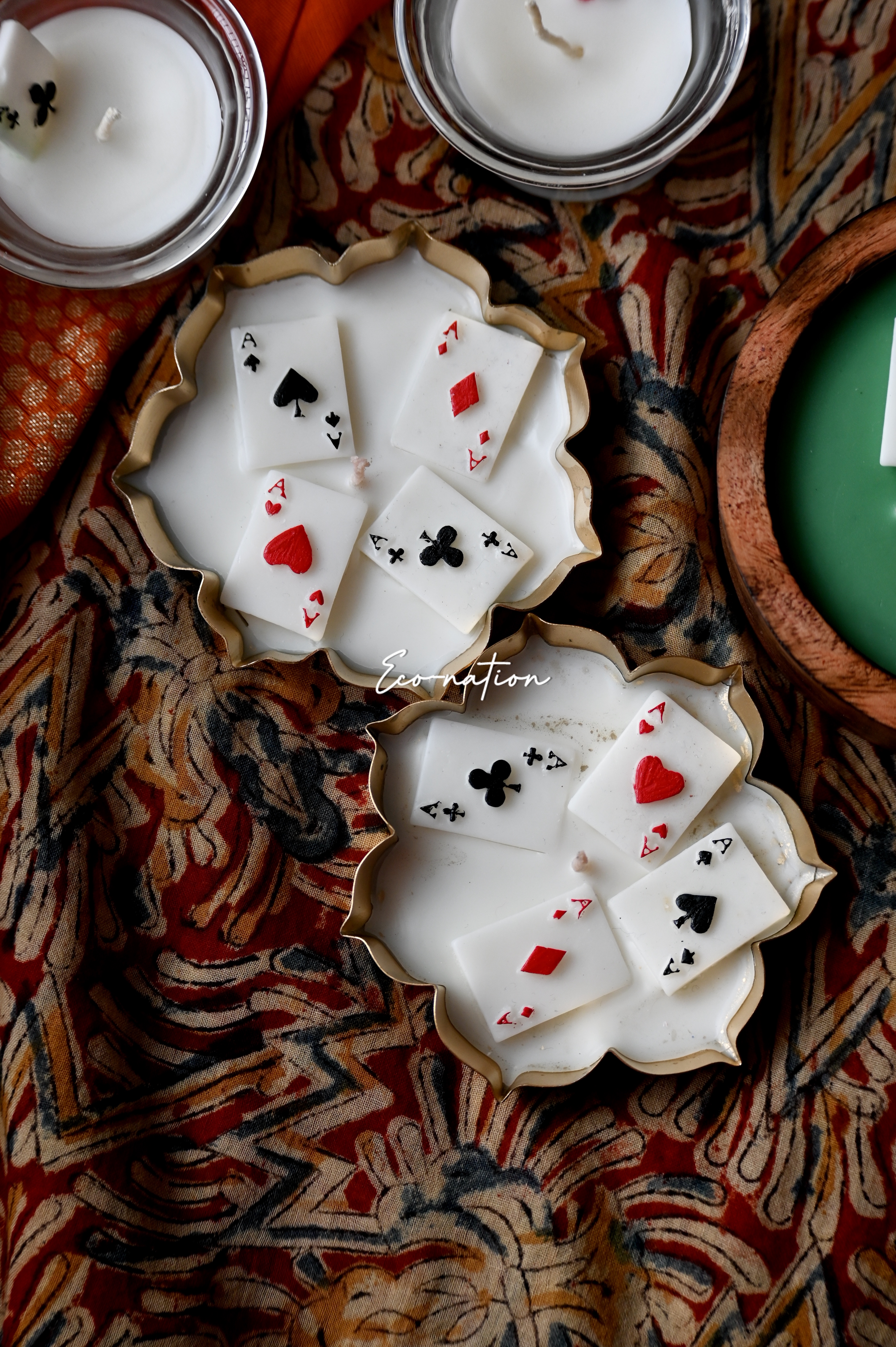 Playing card Urli Candle