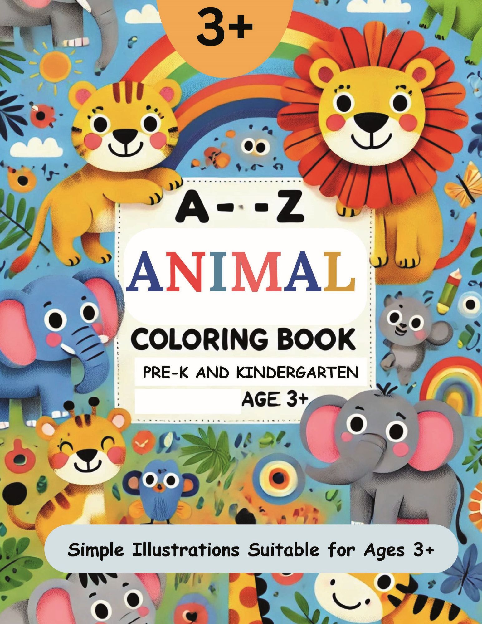 A-Z Animal Coloring Book