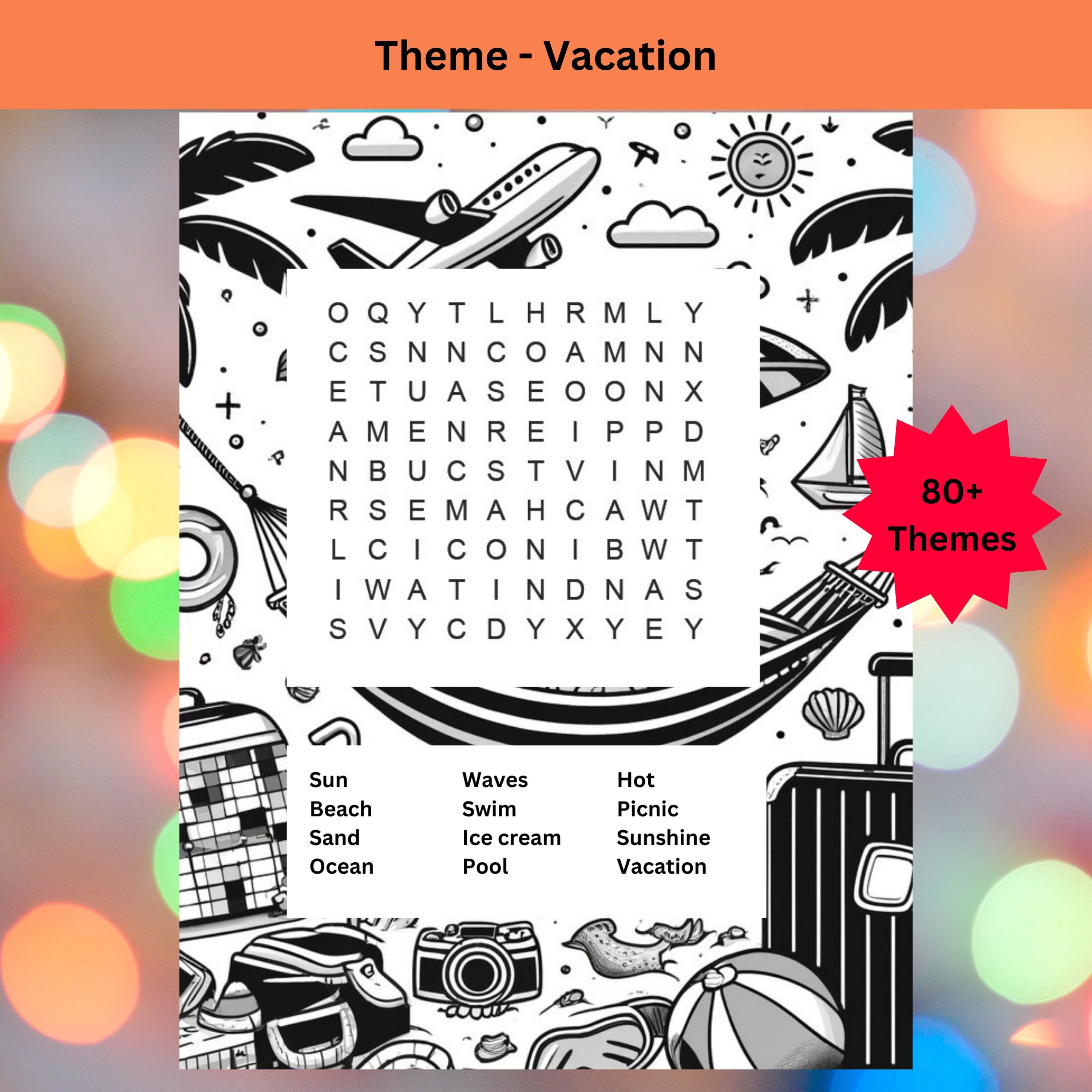 Printable | Word Search Puzzles for Kids Ages 6+, 1000+ Words