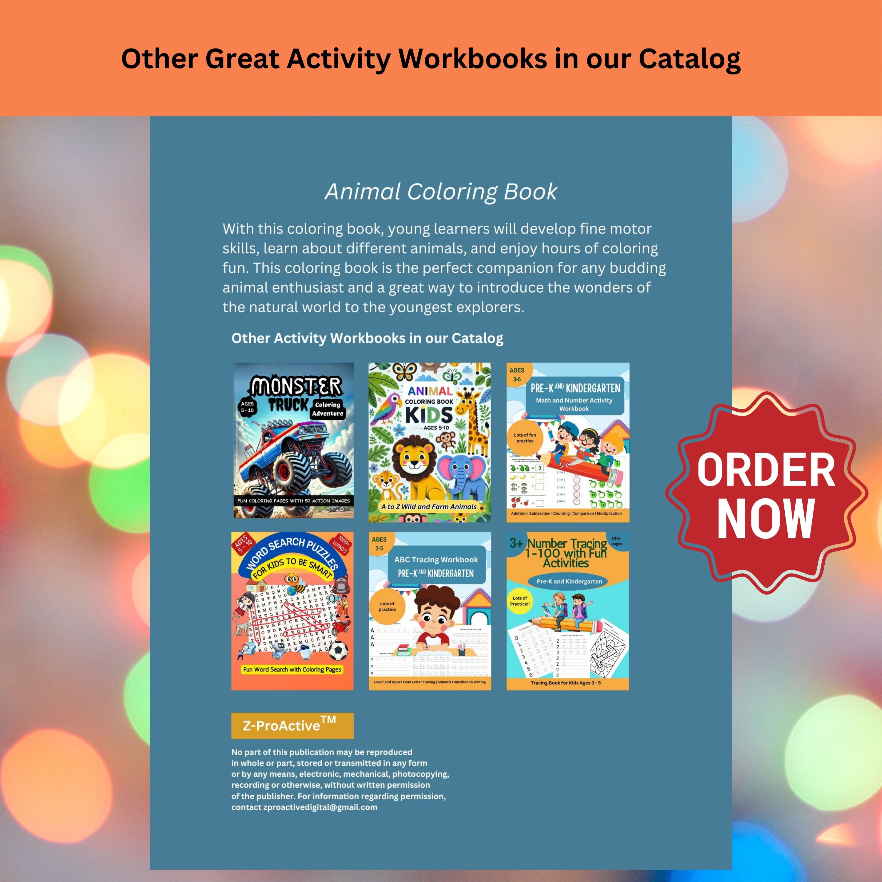 A-Z Animal Coloring Book
