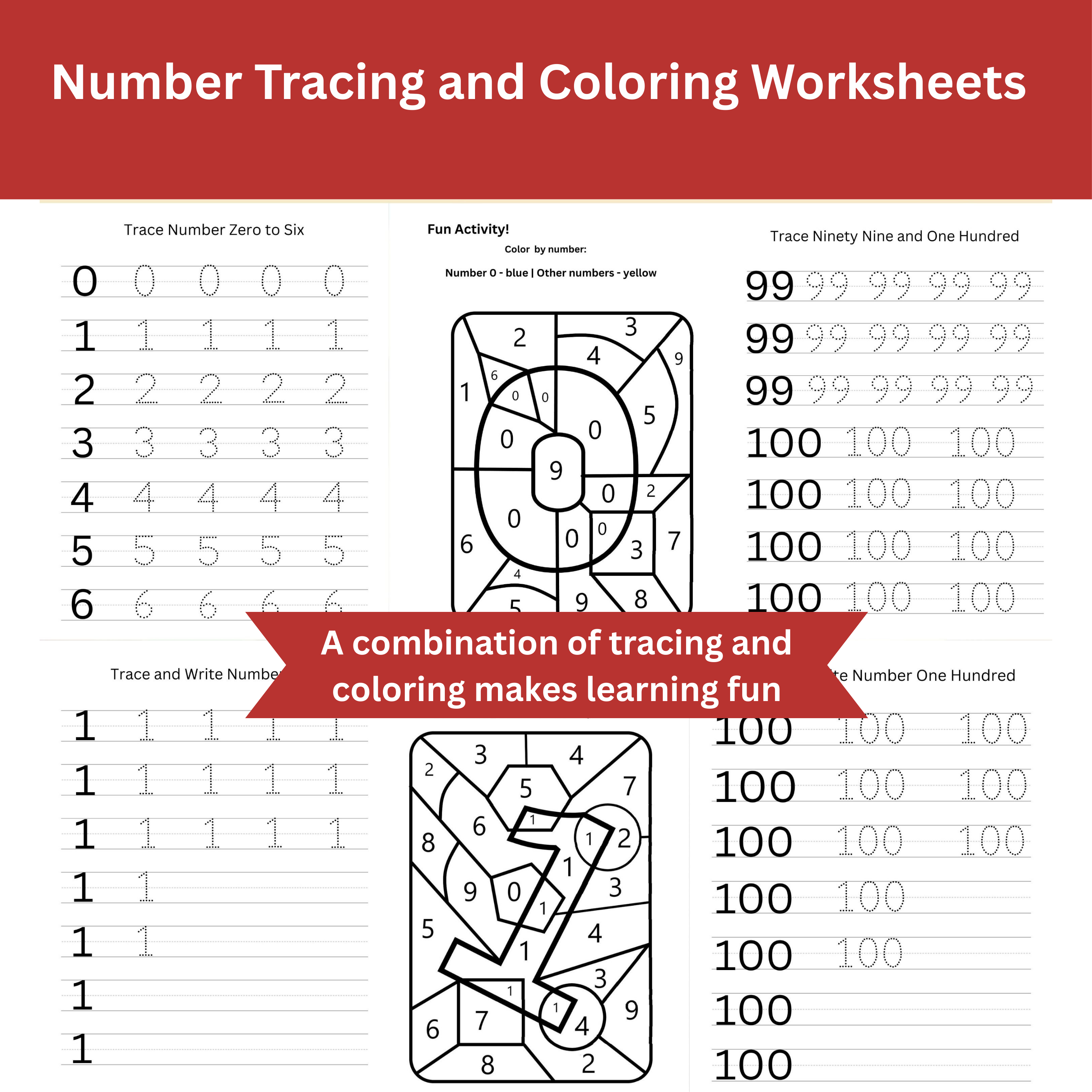 Preschool Pre-K & Kindergarten Learning Bundle 
