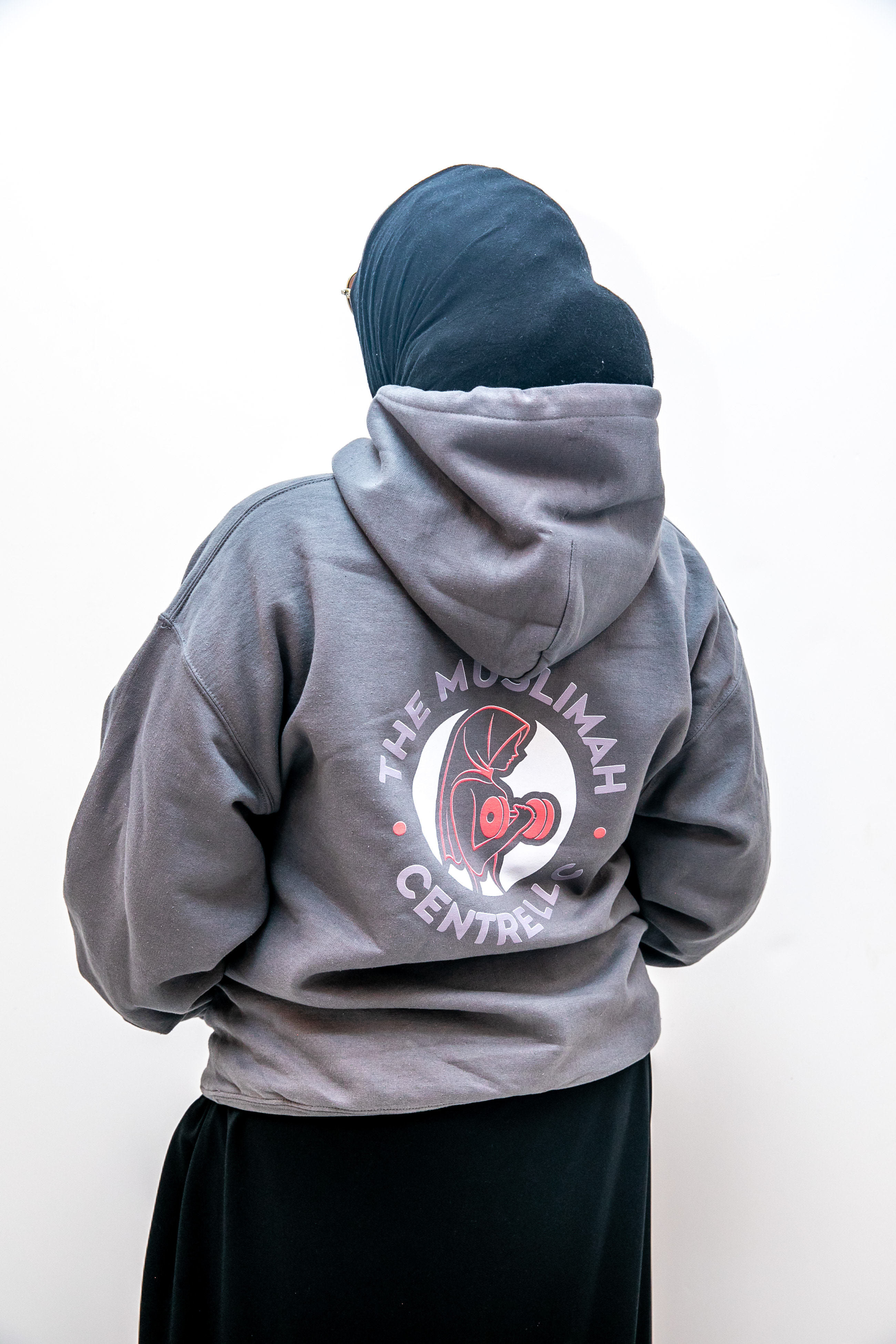 The Muslimah Centre LLC Hoodie- Dark Gray
