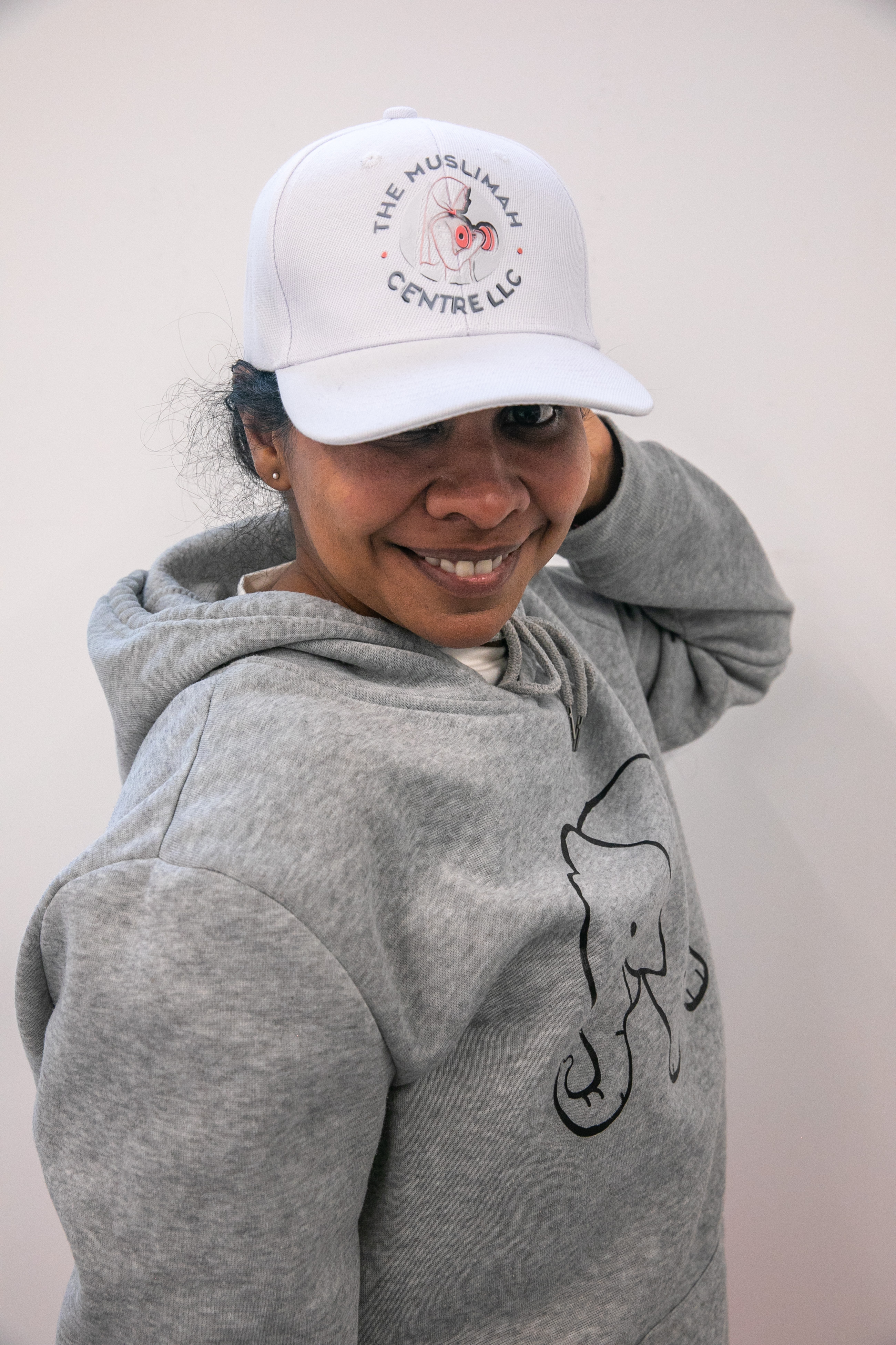 Custom White Cap