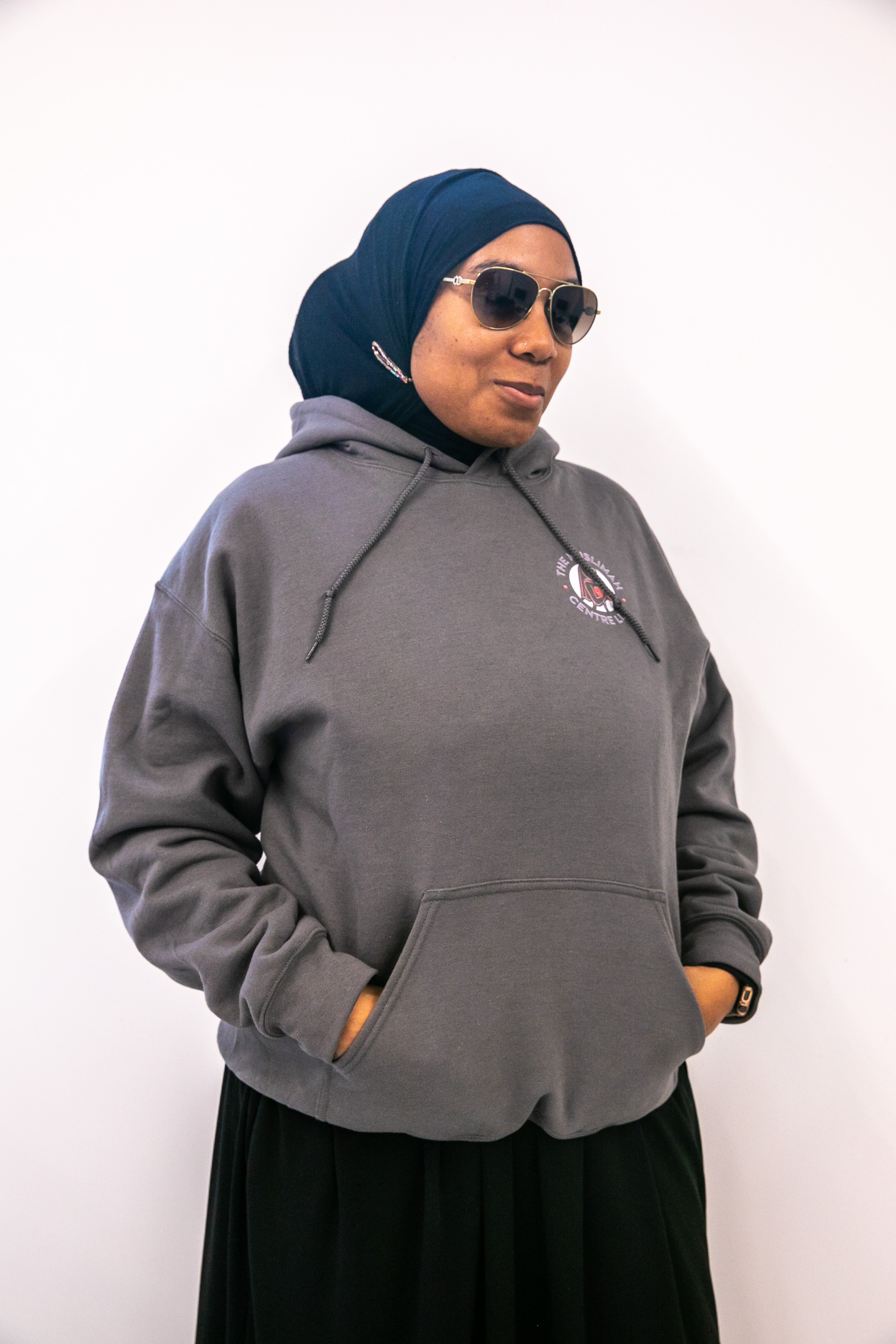 The Muslimah Centre LLC Hoodie- Dark Gray