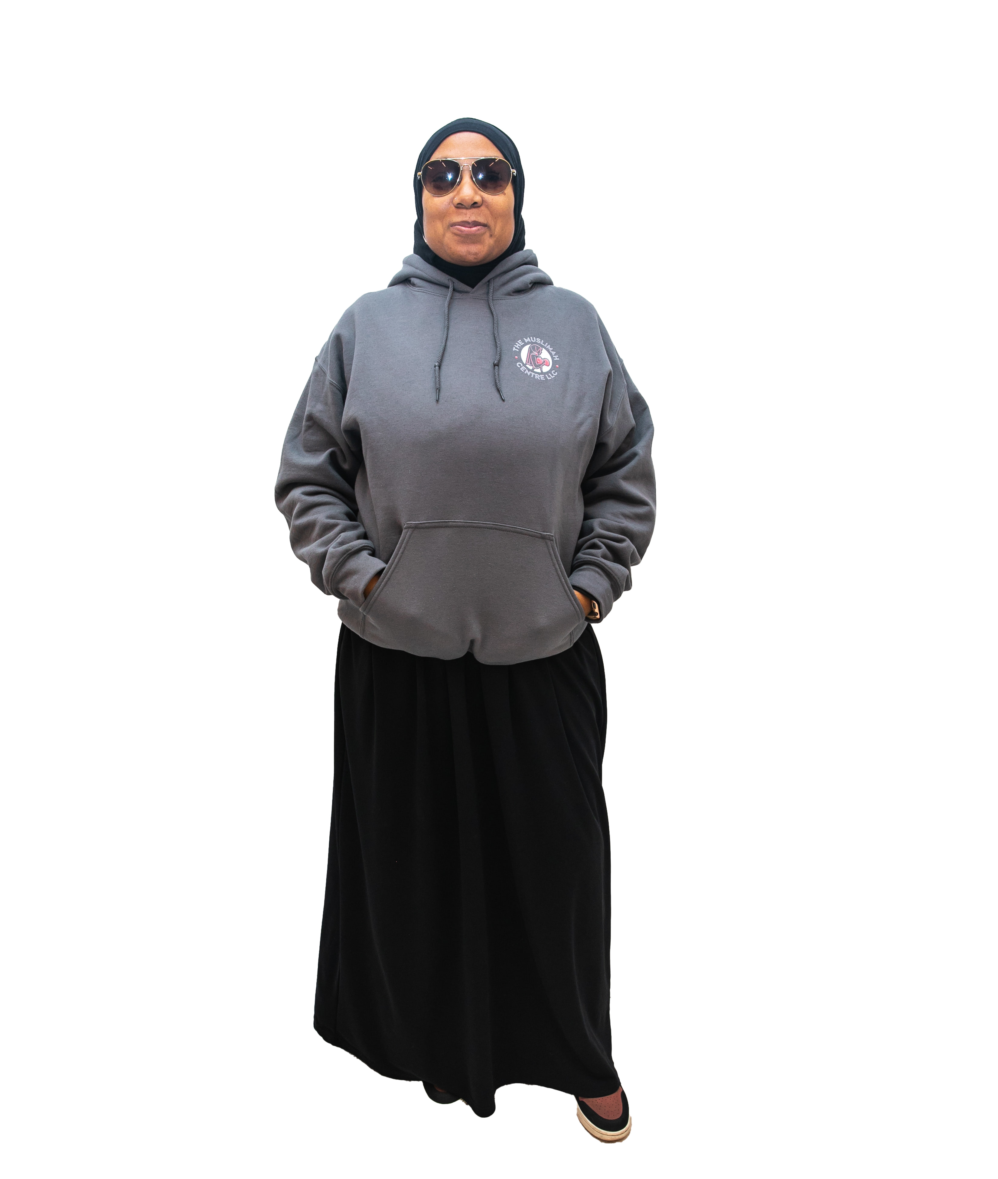 The Muslimah Centre LLC Hoodie- Dark Gray
