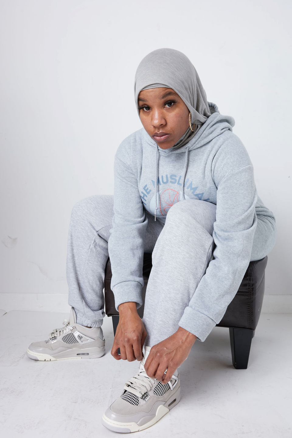Long mid-thigh hoodie