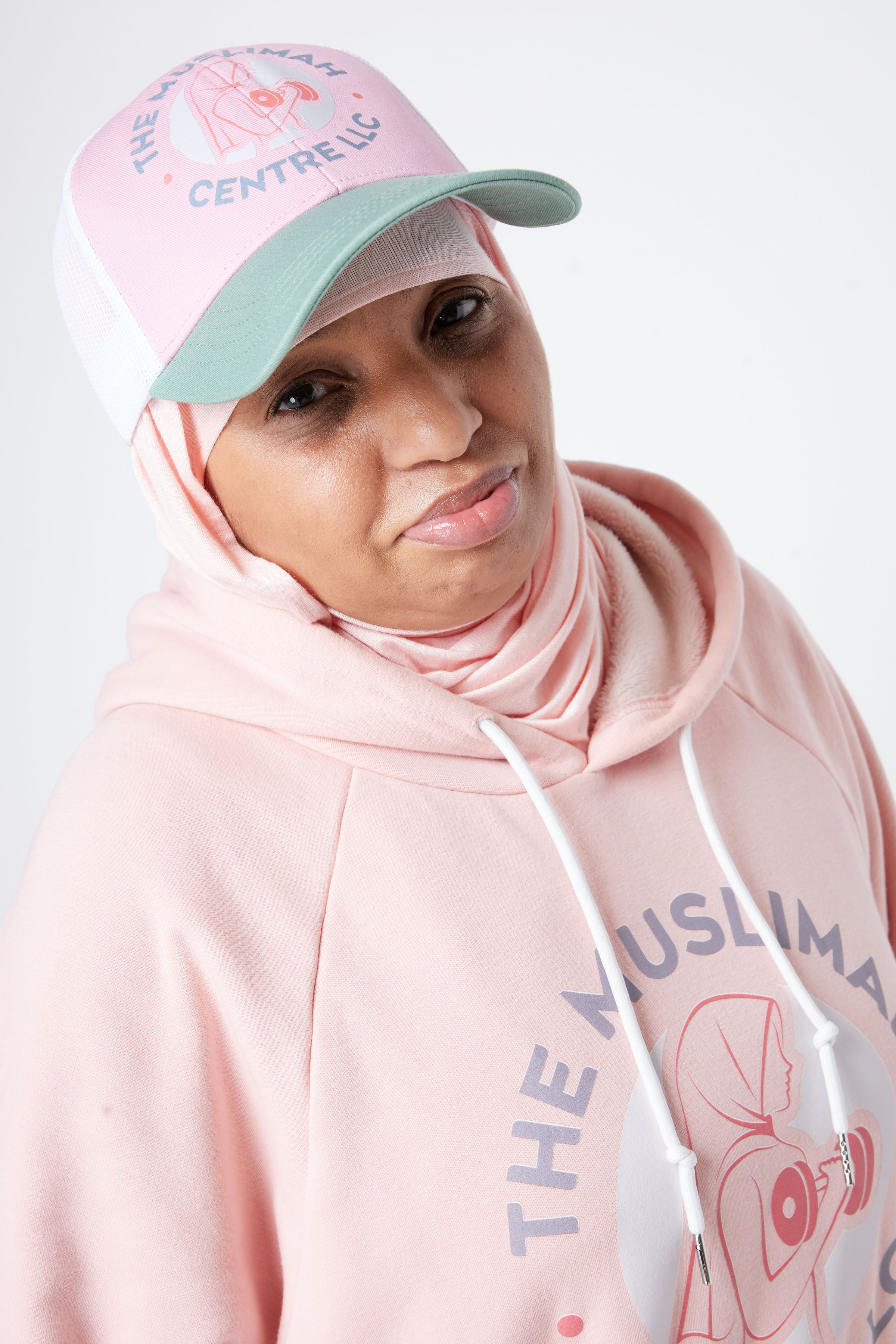 Pink and Gray Classic Cap