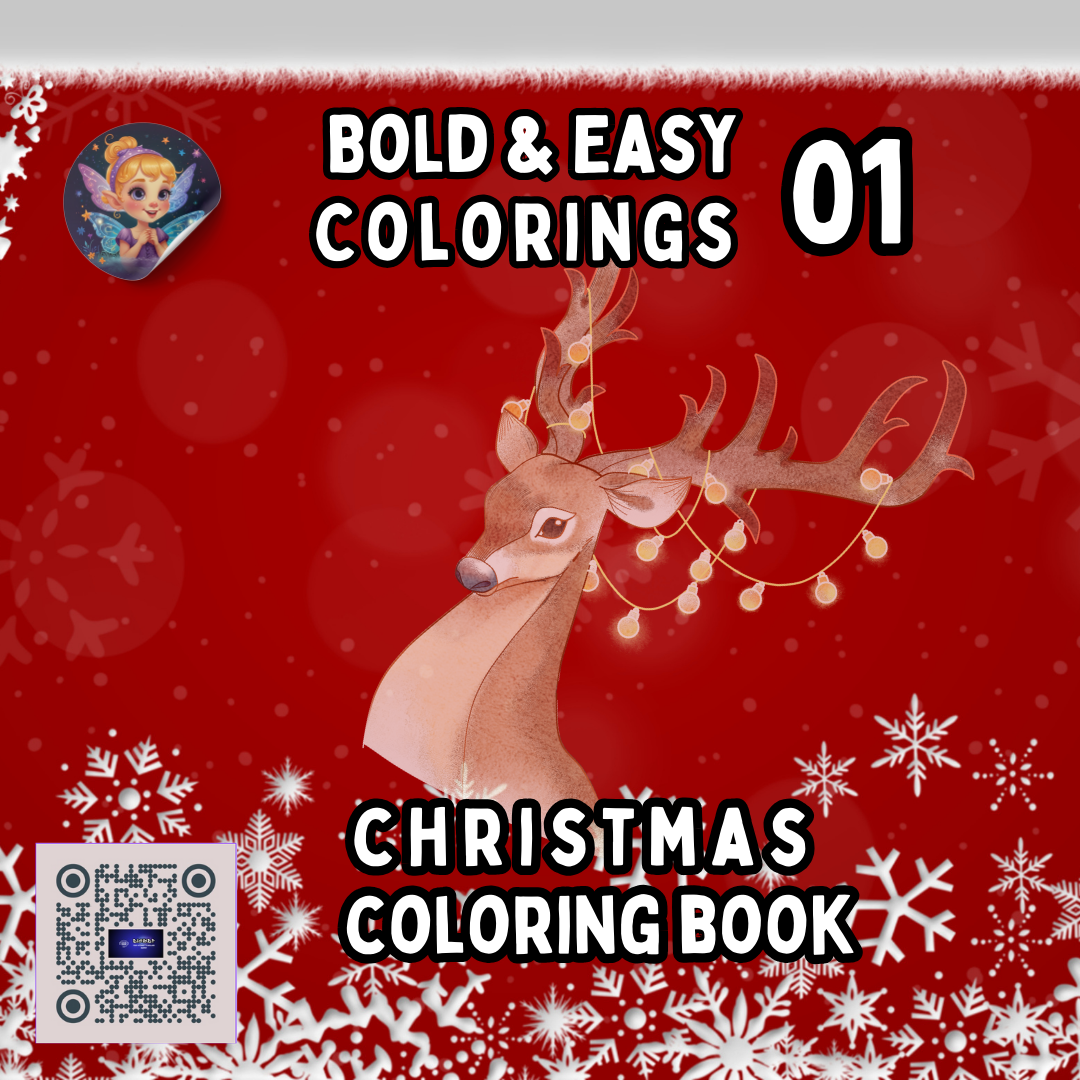 Bold and Easy Christmas Coloring Book 01