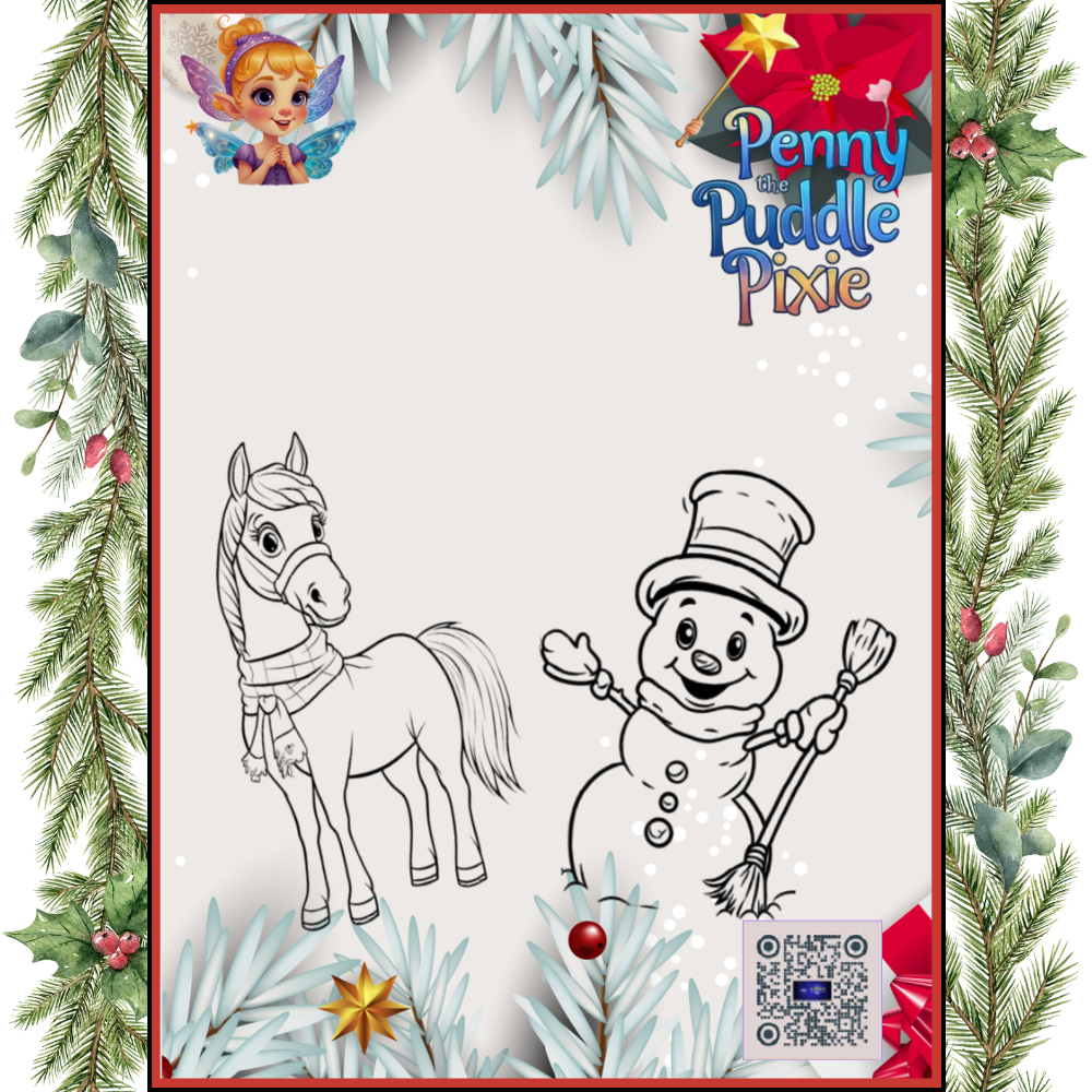 Bold and Easy Christmas Coloring Book 02