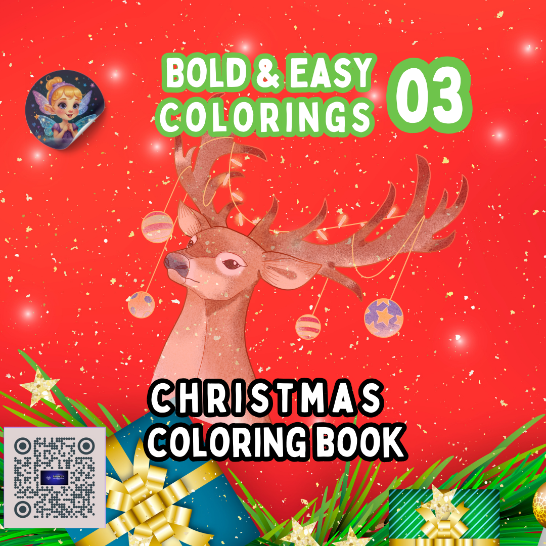 Bold and Easy Christmas Coloring Book 03