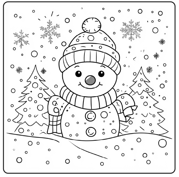 Bold and Easy Christmas Coloring Book 03