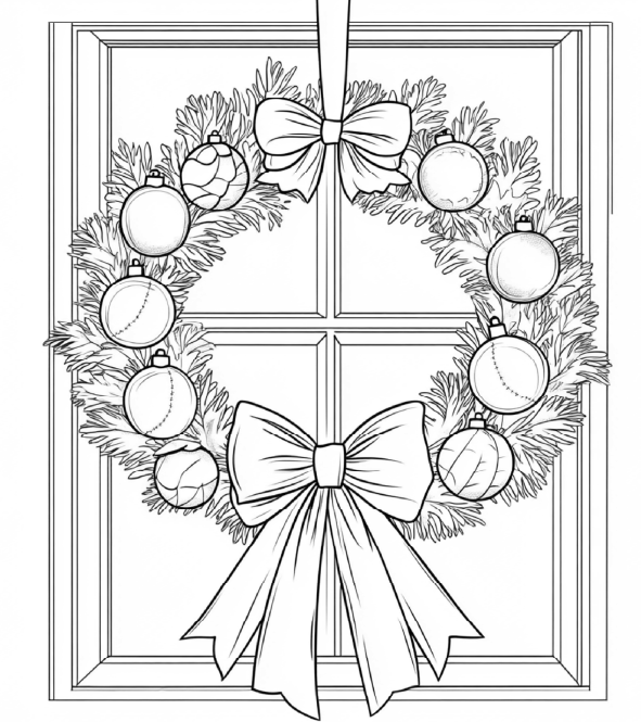 Bold and Easy Christmas Coloring Book 01