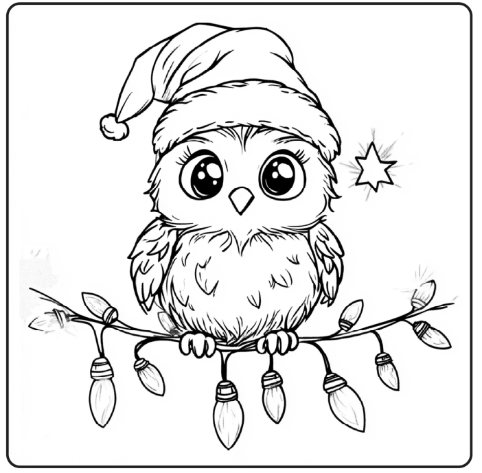 Bold and Easy Christmas Coloring Book 04