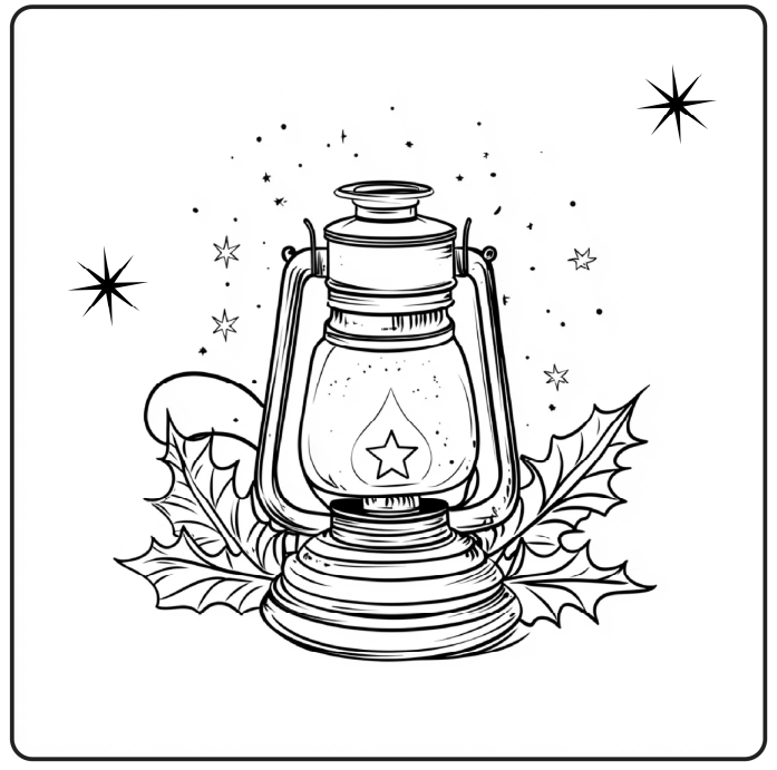 Bold and Easy Christmas Coloring Book 04
