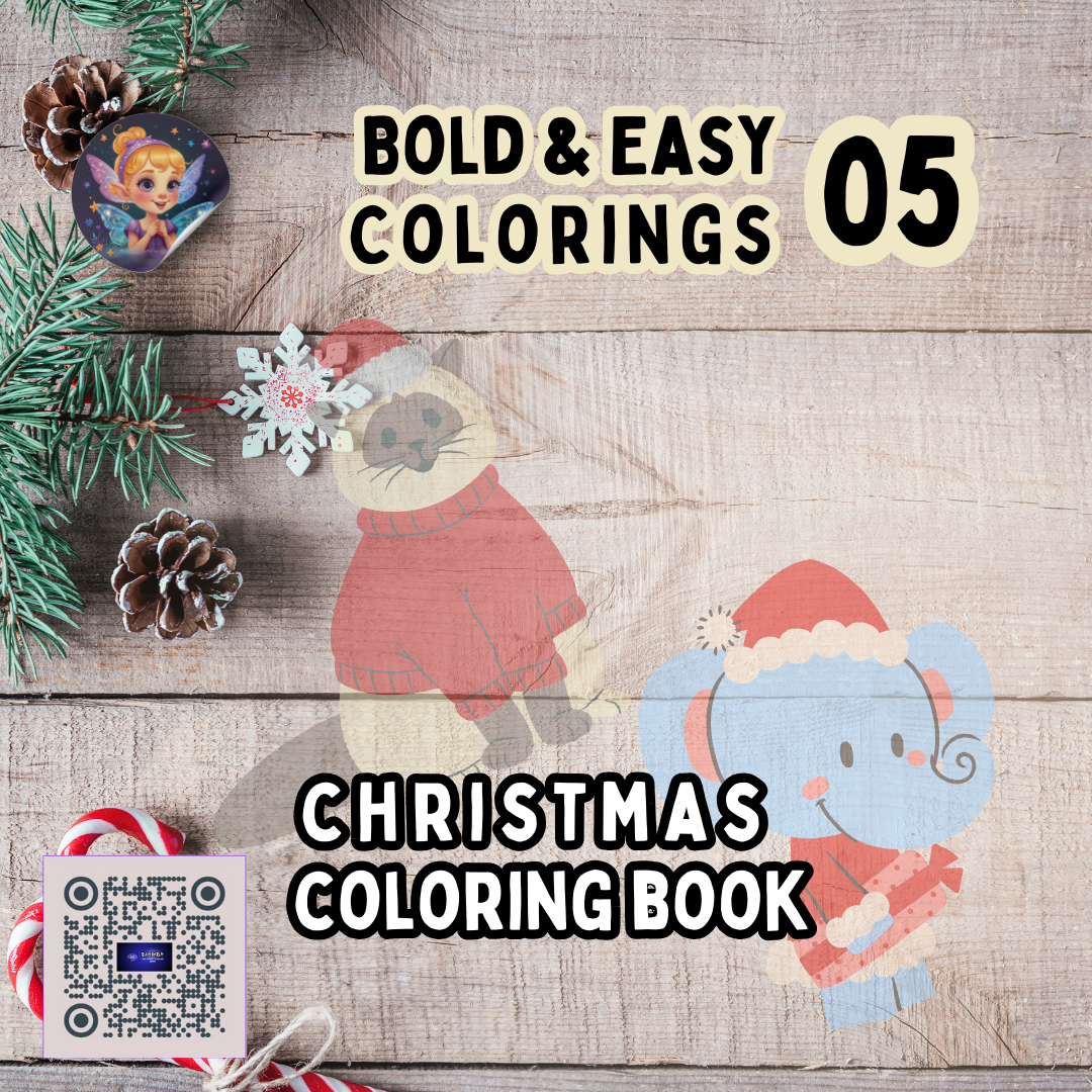Bold and Easy Christmas Coloring Book 05