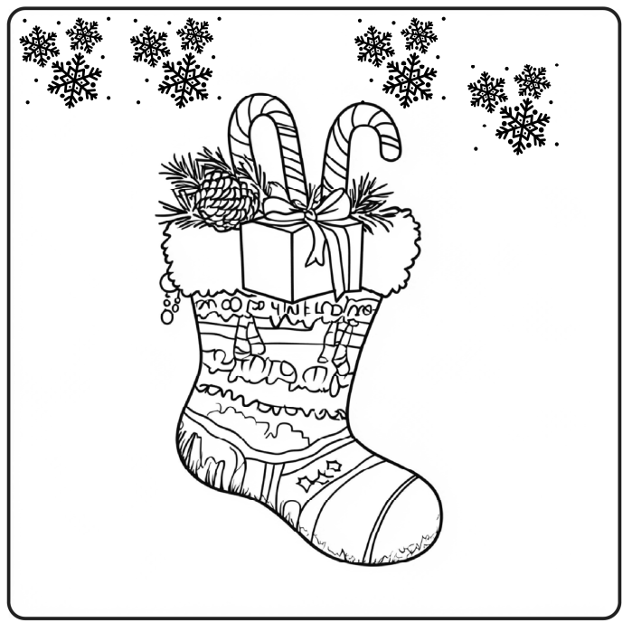 Bold and Easy Christmas Coloring Book 05