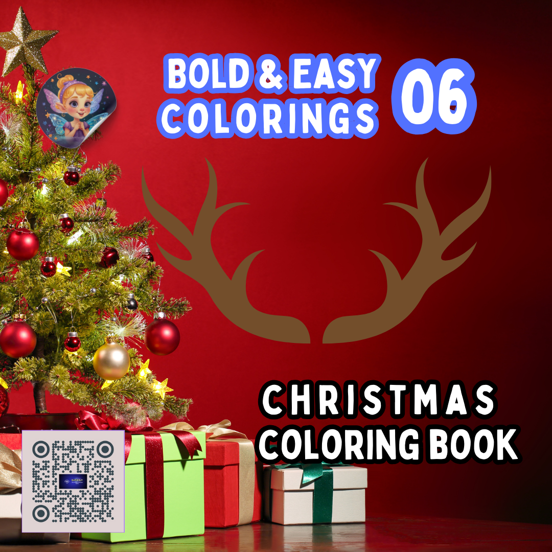 Bold and Easy Christmas Coloring Book 06