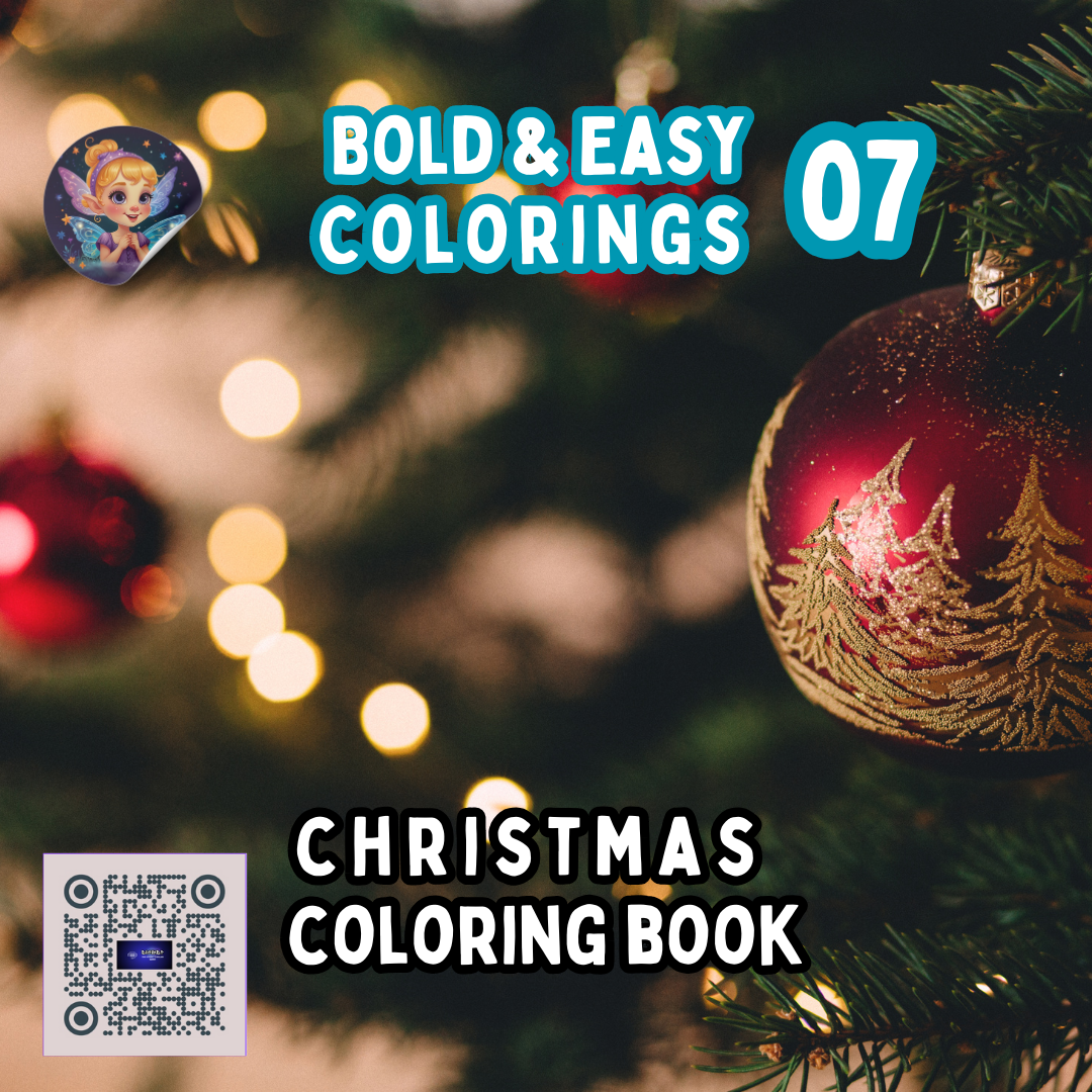 Bold and Easy Christmas Coloring Book 07