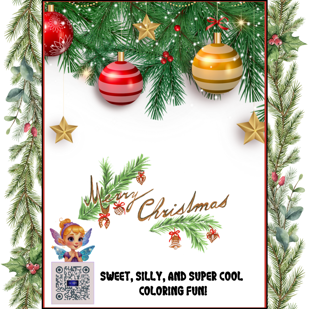 Bold and Easy Christmas Coloring Book 07