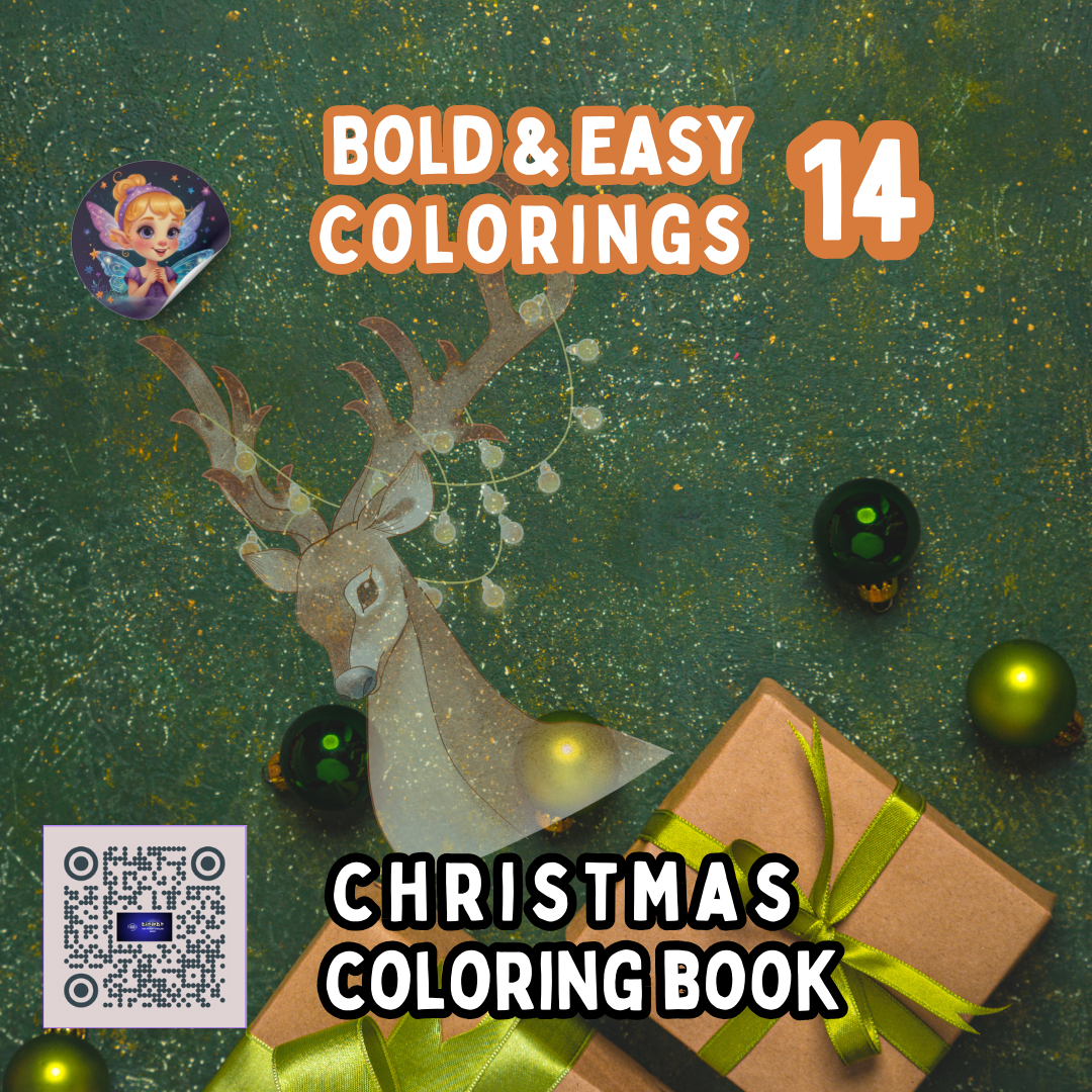 Bold and Easy Christmas Coloring Book 14