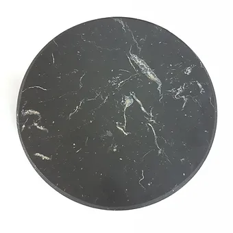 Plaque ronde 12 cm – Fleur de Vie ARGENT