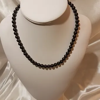 COLLIER perles de shungite