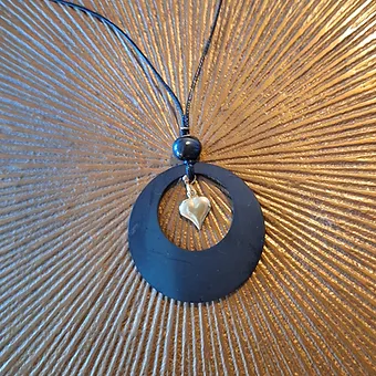 Pendentif pièce unique n°1 - HEART