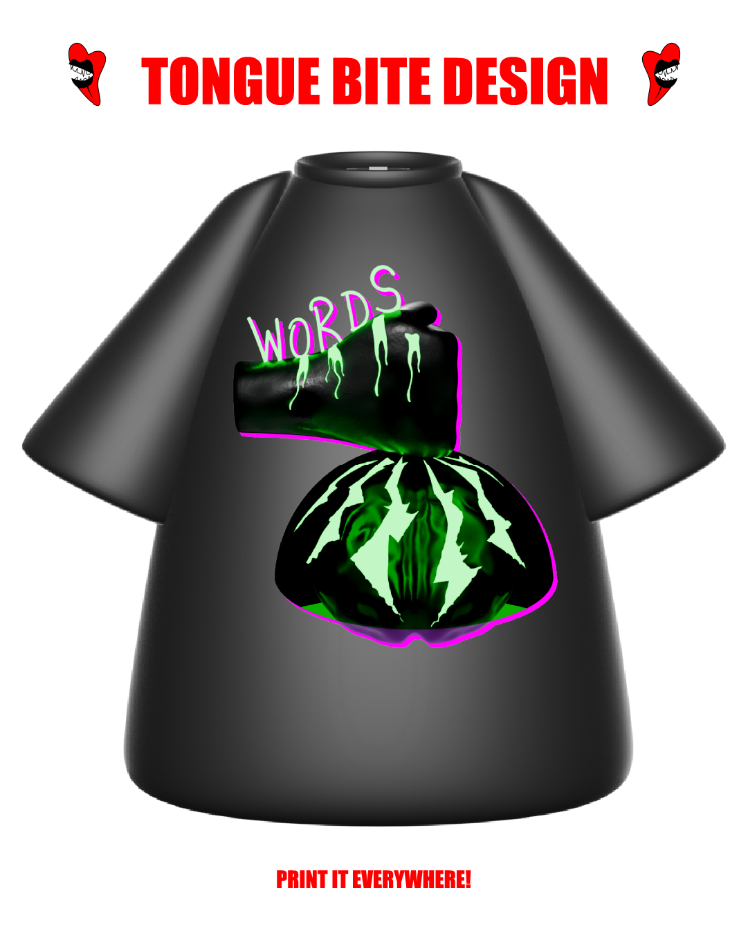 Words crash the brain