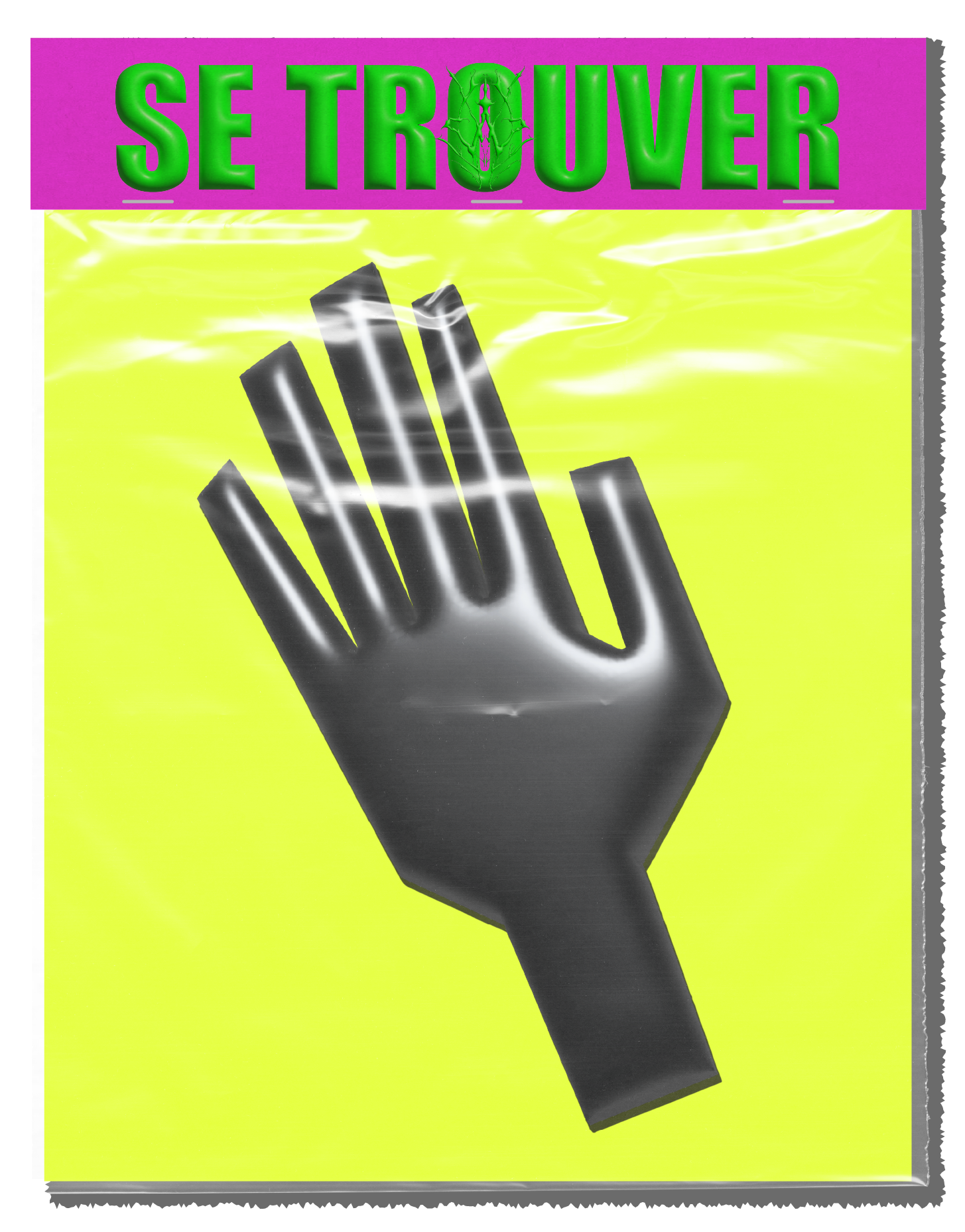 Black hand 3d inflation effect
