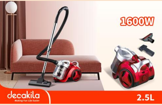 Decalika Vacuum Cleaner Elektrikli Süpürge 1600W/2.5L