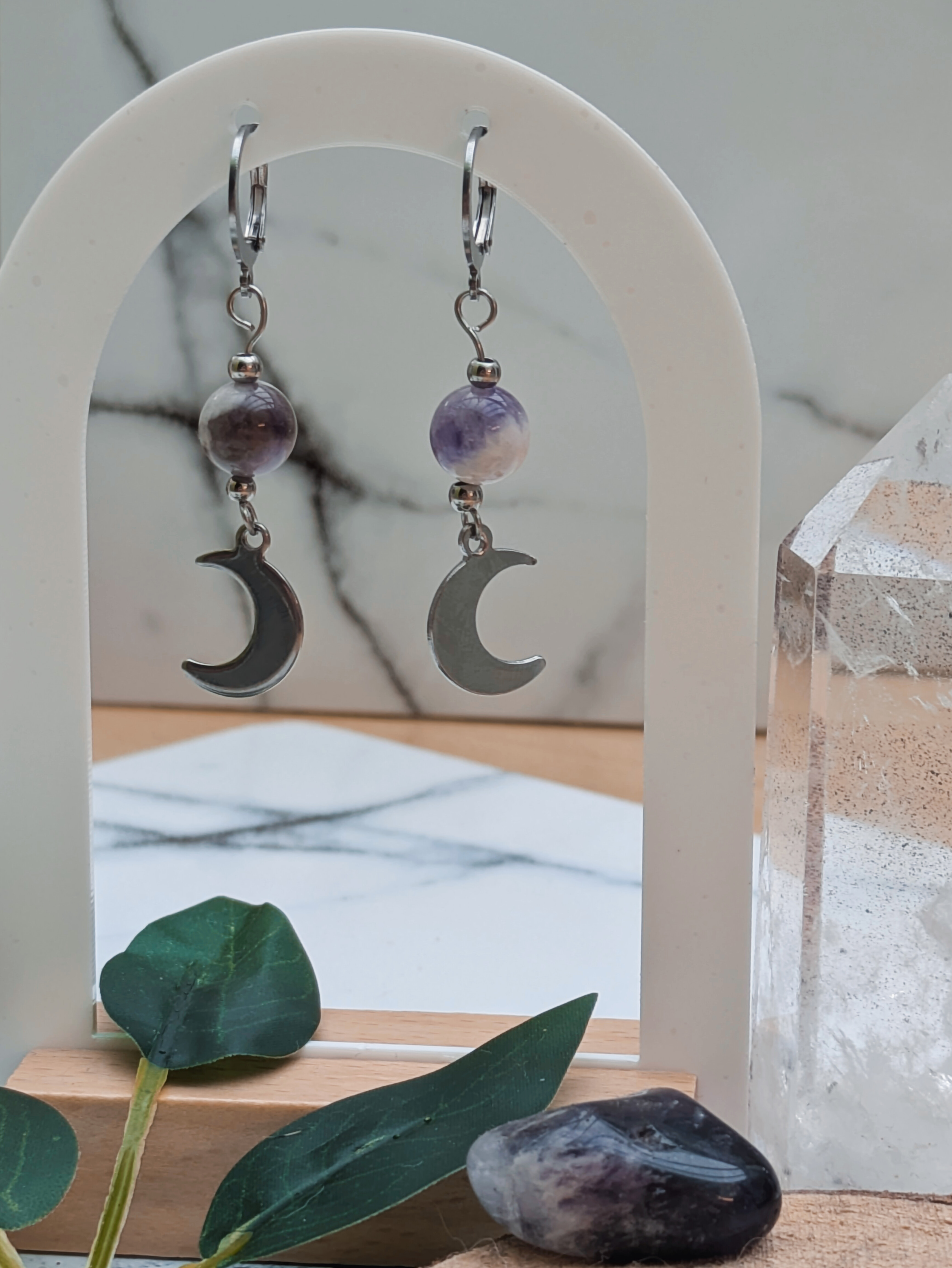 Atelier de Cassie - Boucles d'oreilles "Emelyne"