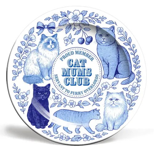Assiette "Cat Mom"