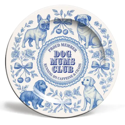 Assiette "Dog Mom"