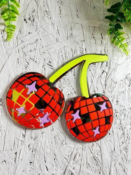 Miroir Disco cerise