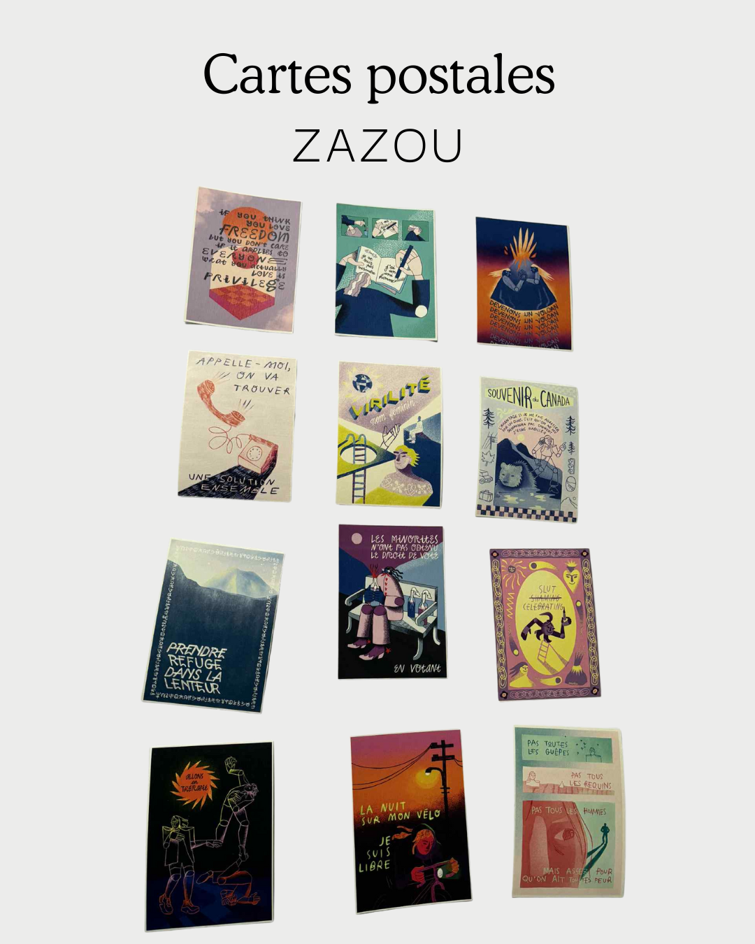 Cartes postales de Zazou