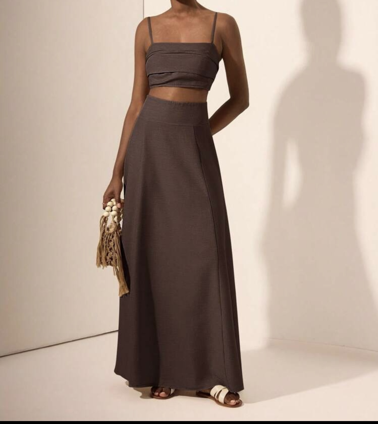 Tenue deux pièces en lin mélangé