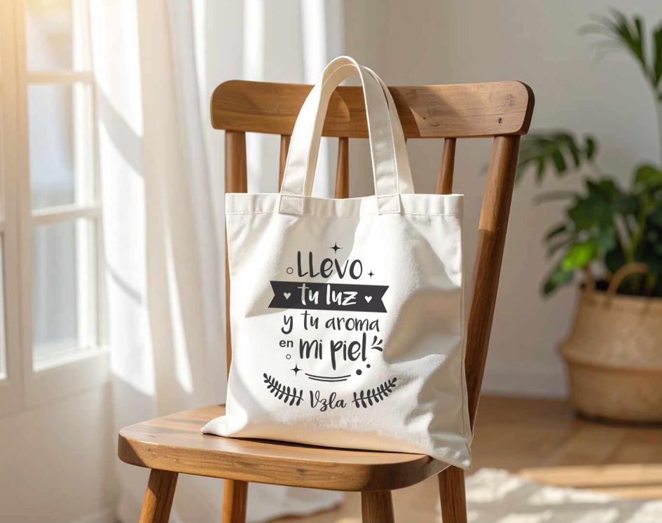 Lettering descargable llevo tu luz