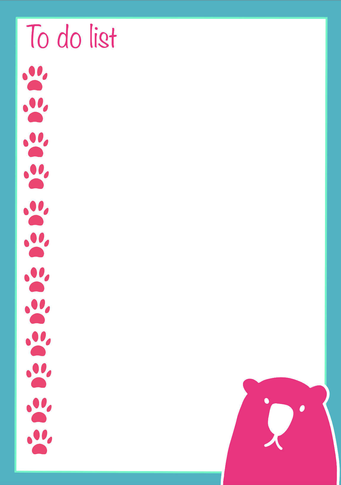 Brian and the Bears Journal Pages (PDF)